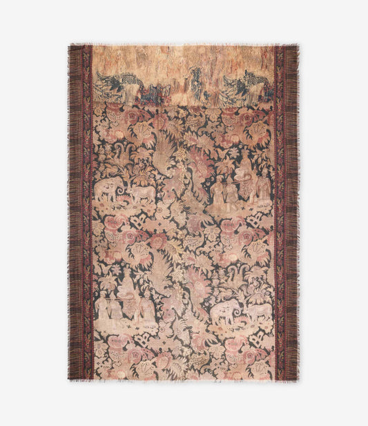 PIERRE-LOUIS MASCIA FOULARD EUCLIDE 135X195 ORO