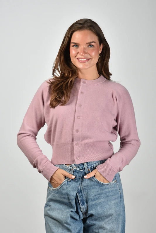 EXTREME CASHMERE CARDIGAN  N.257 BLOUSON ROSA