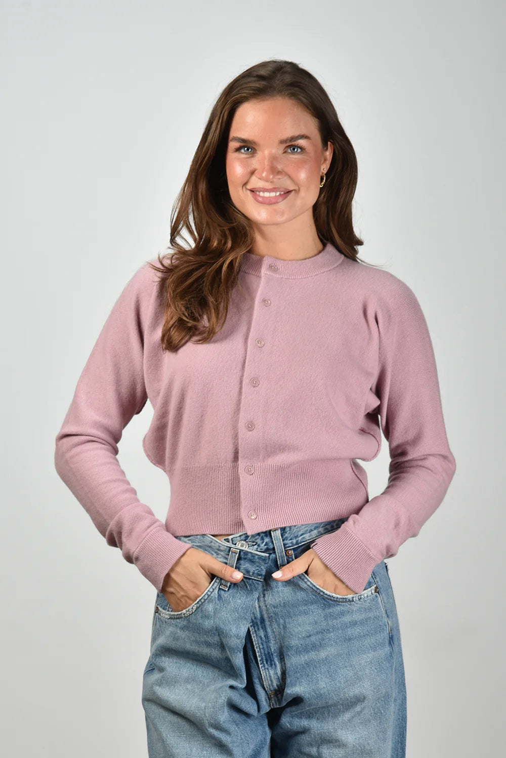 EXTREME CASHMERE CARDIGAN  N.257 BLOUSON ROSA