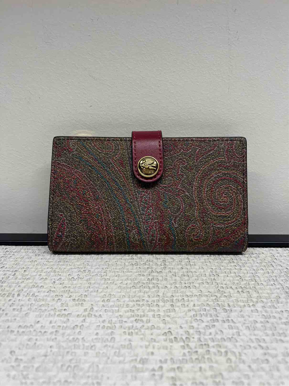 ETRO PORTAFOGLIO PAISLEY RETTANGOLARE MEDIUM