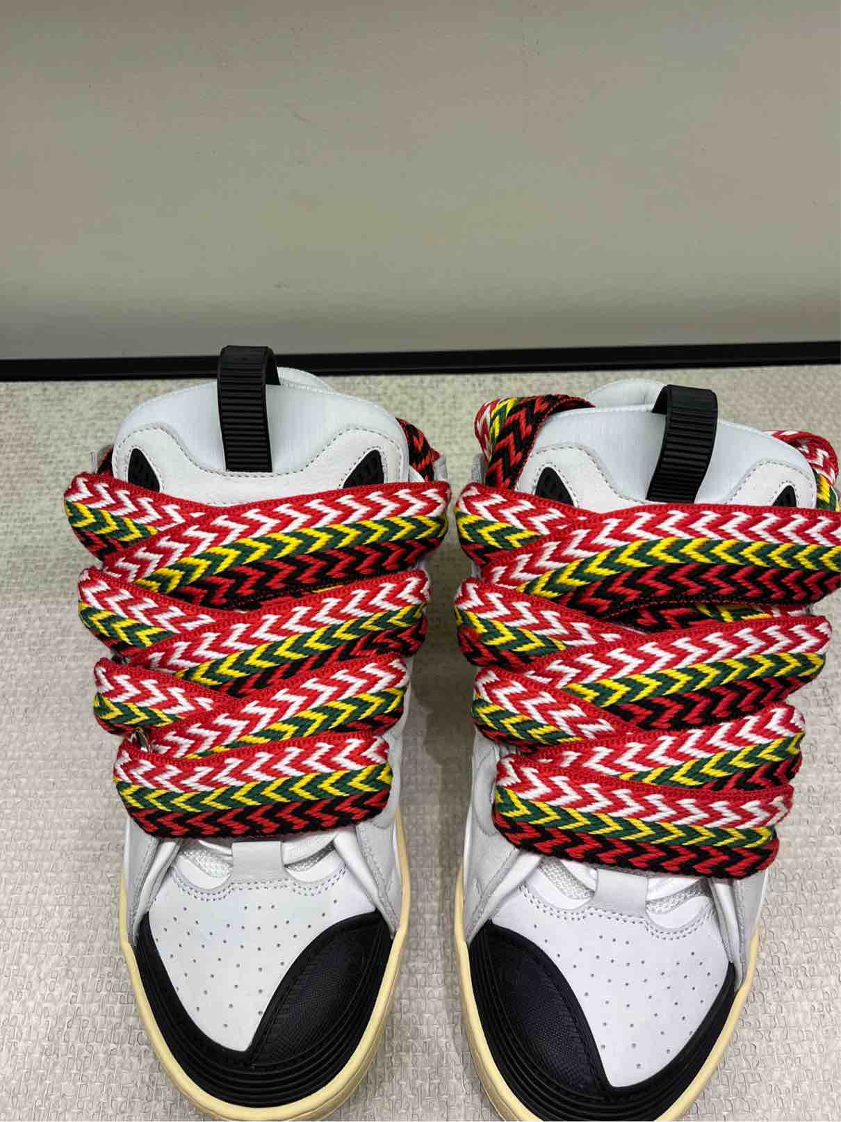 LANVIN SNEAKERS CURB NYLON WHITE
