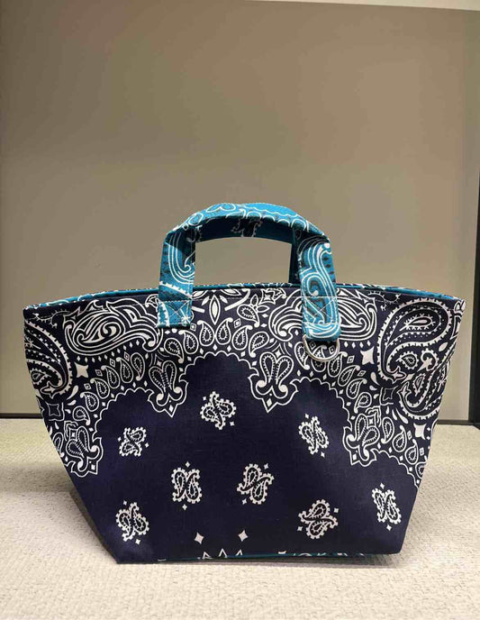 CALL IT YOUR BY NAME BORSA MINI BASKET NAVY PETROL
