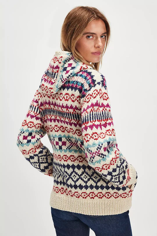 FRANTIC CARDIGAN ZIP JACQUARD