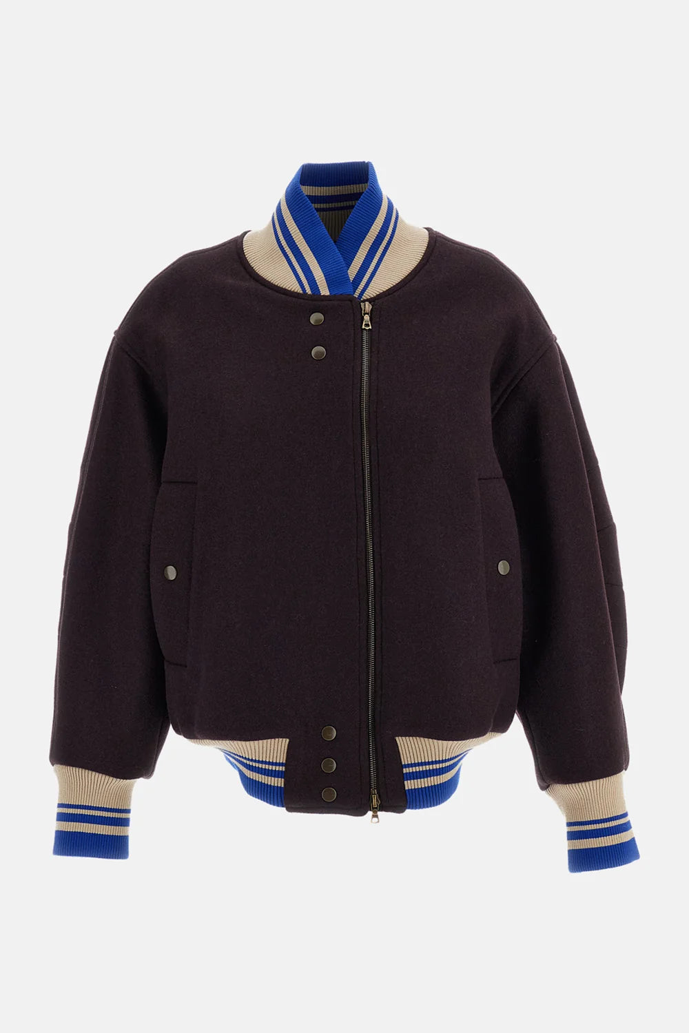 DRIES VAN NOTEN GIUBBINO BOMBER BURGUNDY