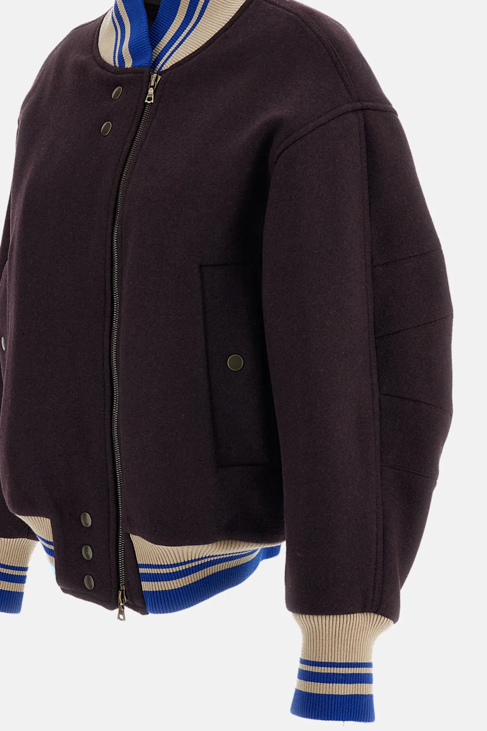 DRIES VAN NOTEN GIUBBINO BOMBER BURGUNDY