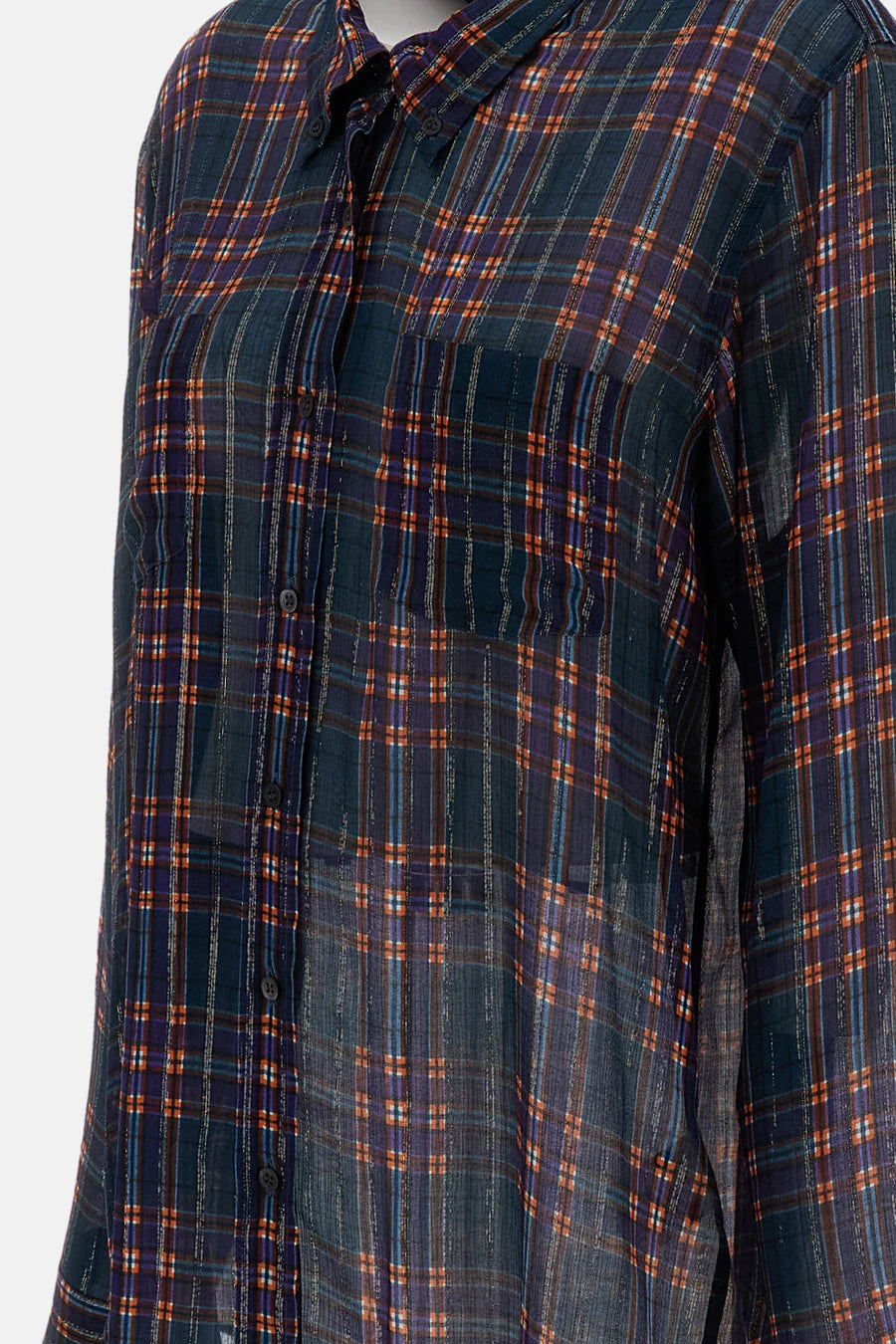 DRIES VAN NOTEN CAMICIA CHEERS BLU