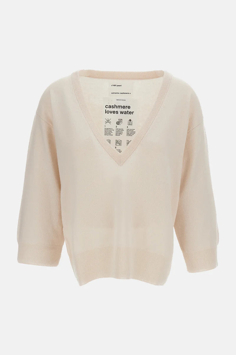 EXTREME CASHMERE MAGLIONE N.491 PEARL BONE