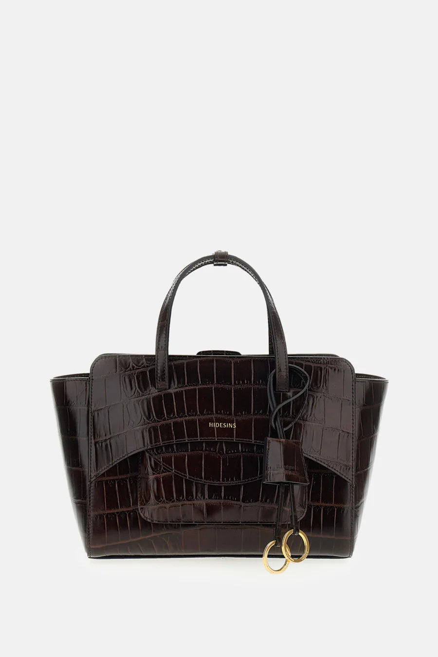 HIDESINS BORSA FLAP M COCCO BROWN