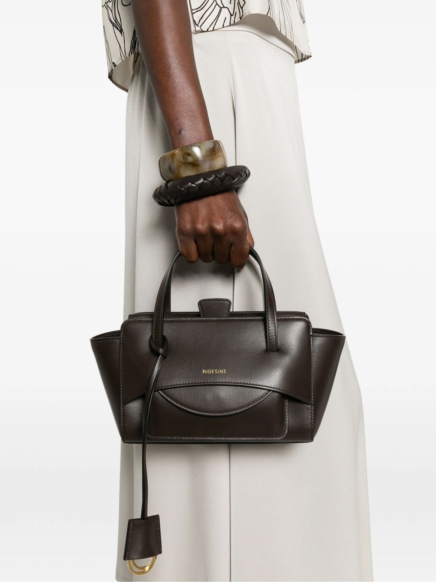 HIDESINS BORSA FLAP S PREMIERE TESTA MORO