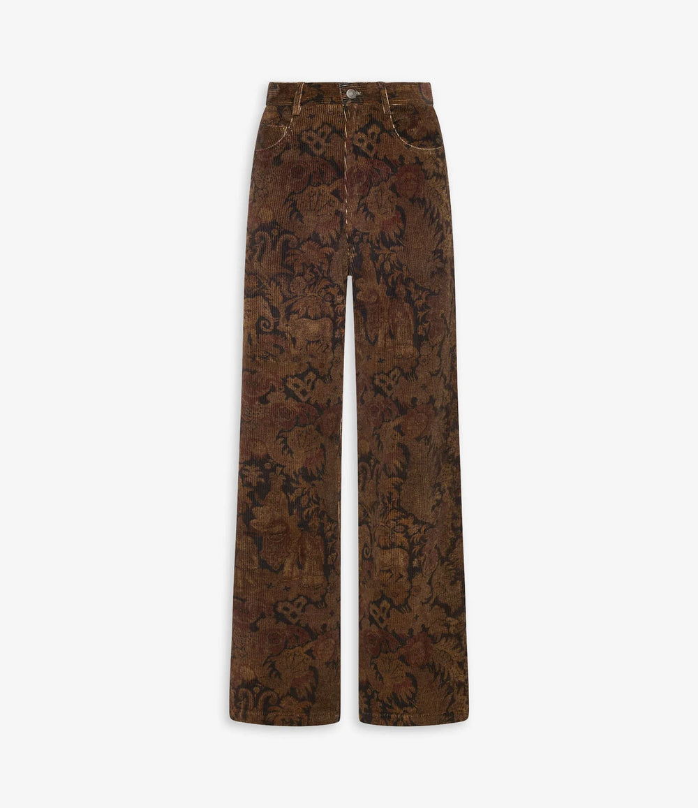 PIERRE-LOUIS MASCIA PANTALONI VELLUTO ORO