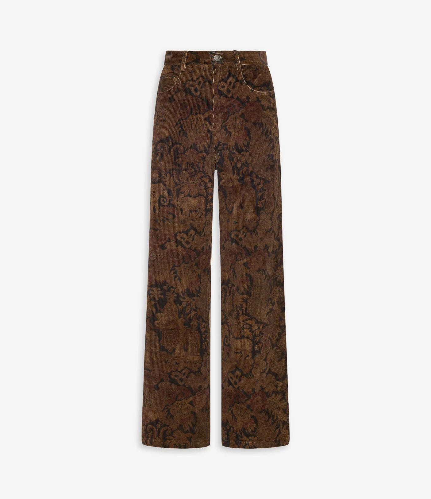 PIERRE-LOUIS MASCIA PANTALONI VELLUTO ORO