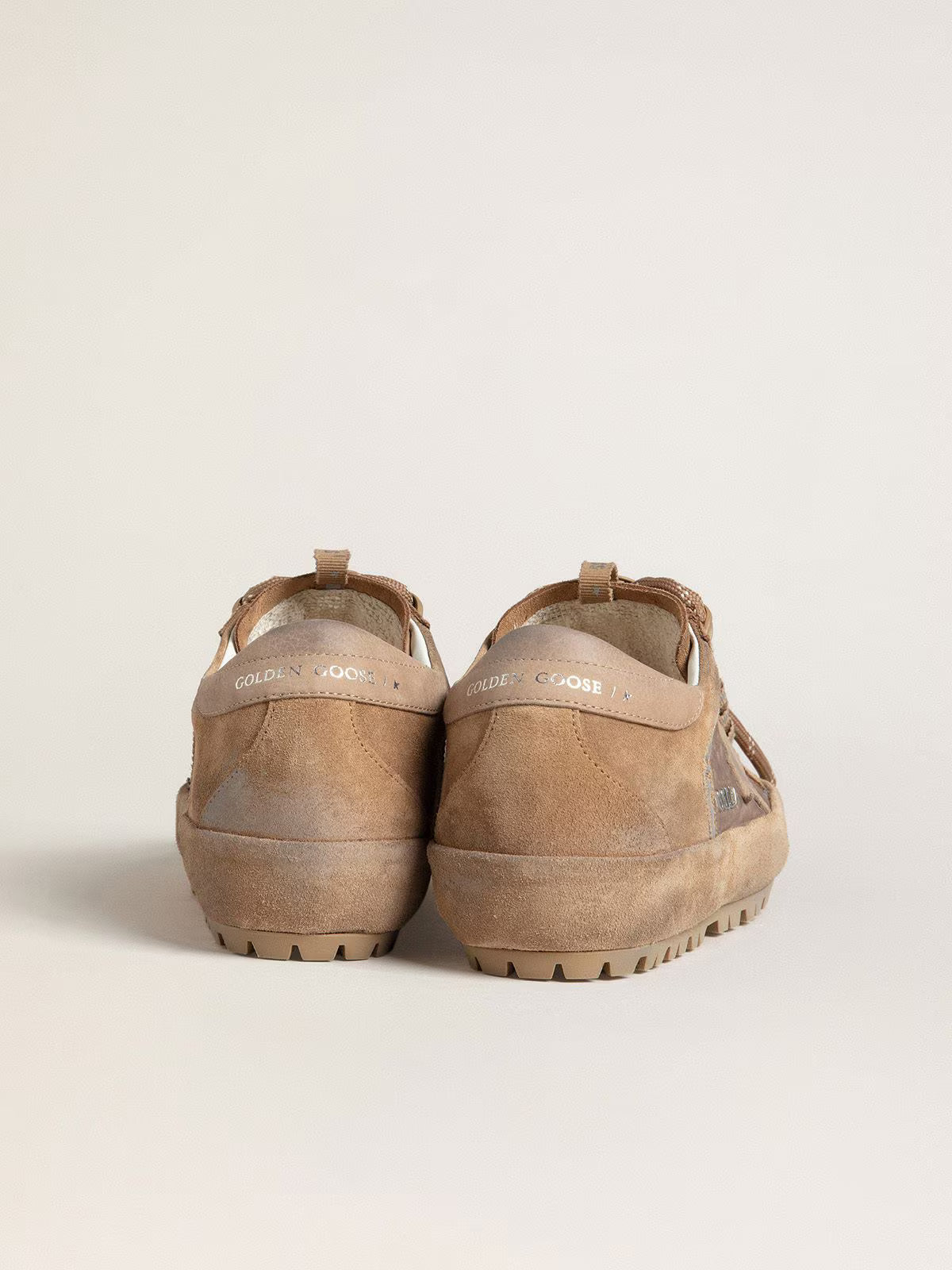 GOLDEN GOOSE SNEAKER SUPERSTAR SKI DOUBLE CARAMEL