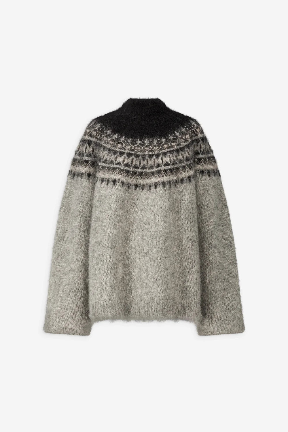 LAURENCE BRAS MAGLIONE CARRURE GREY