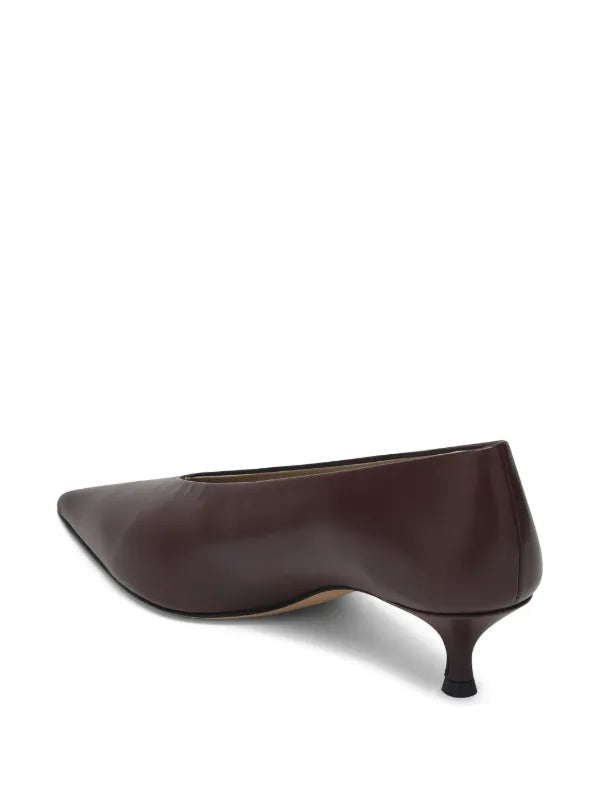 LE MONDE BERYL BABOUCHE KITTEN  PUMP PLUM