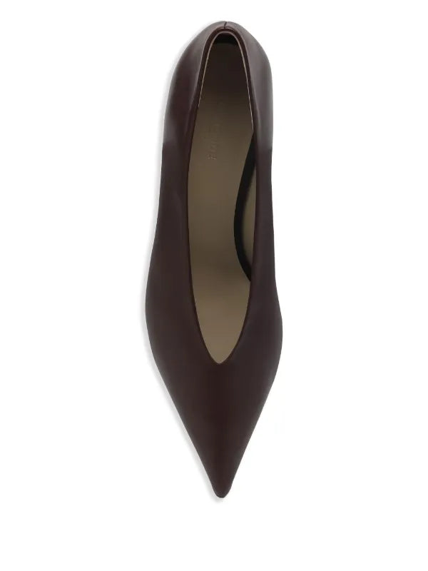 LE MONDE BERYL BABOUCHE KITTEN  PUMP PLUM