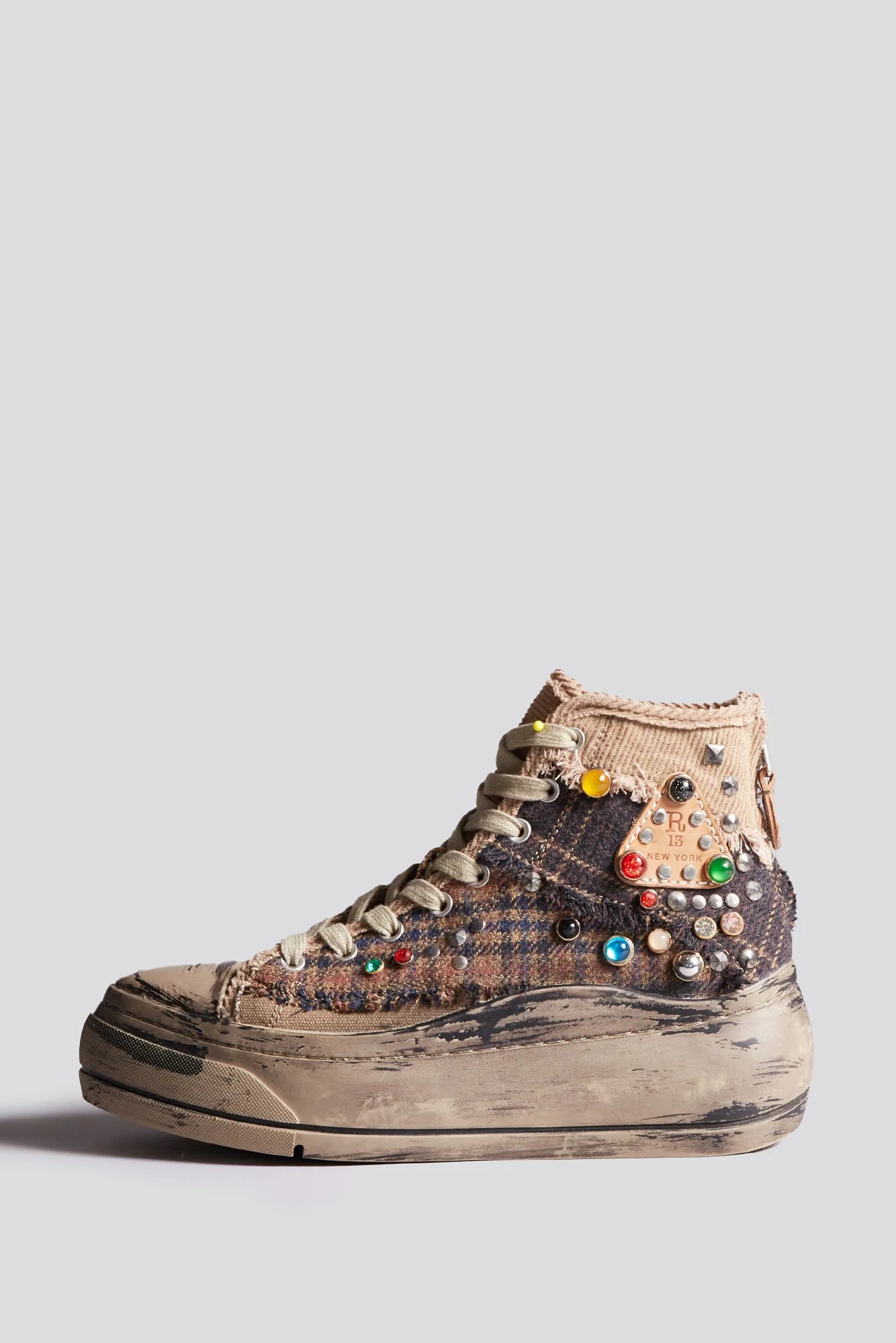 R13 SNEAKERS PATCHWORK