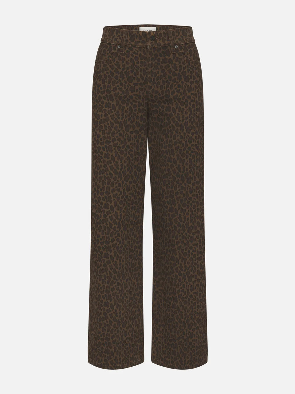 FRAME JEANS LE SLIM PALAZZO  ANIMALIER