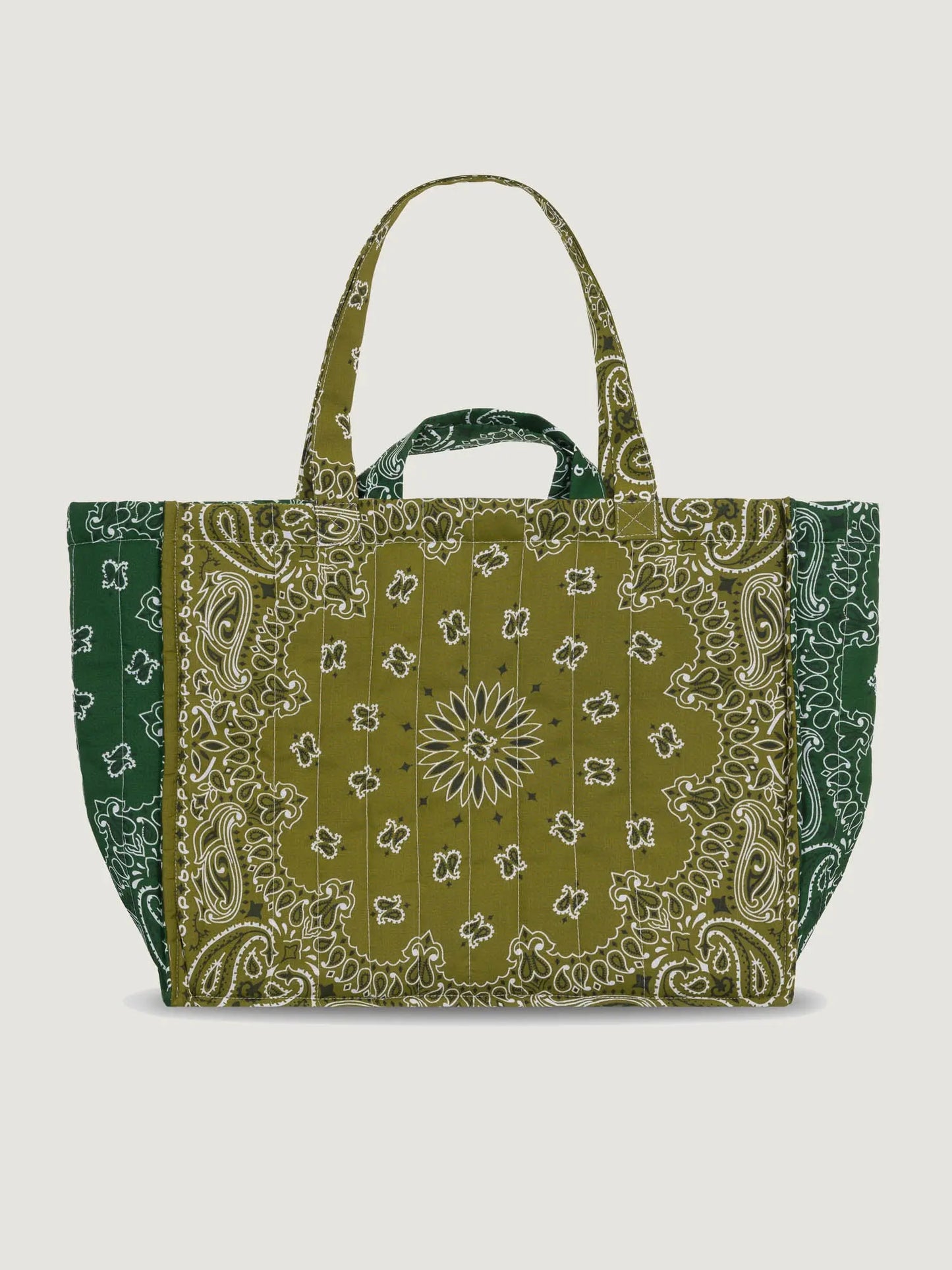 CALL IT BY YOUR NAME MAXI CABAS "LOVE" GREEN