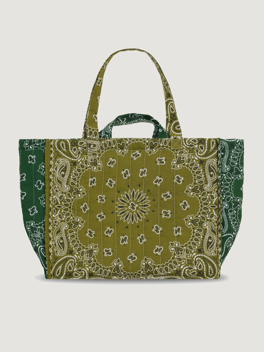 CALL IT BY YOUR NAME MAXI CABAS "LOVE" GREEN