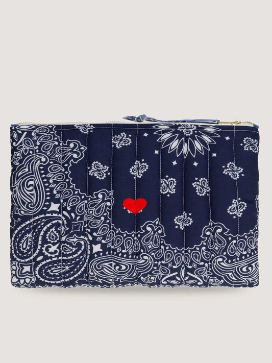 CALL IT YOUR BY NAME POCHETTE NAVY "CUORE"