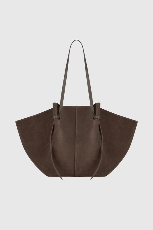 YUZEFI BORSA MOCHI LARGE SUEDE NUTMEG