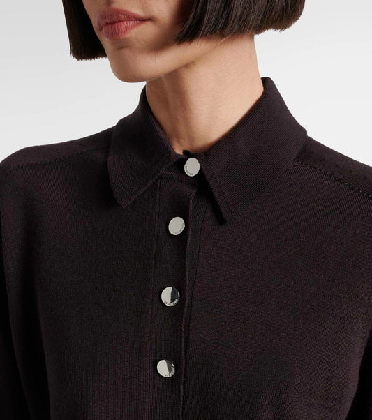 SPORTMAX CARDIGAN PERSEO TESTA DI MORO