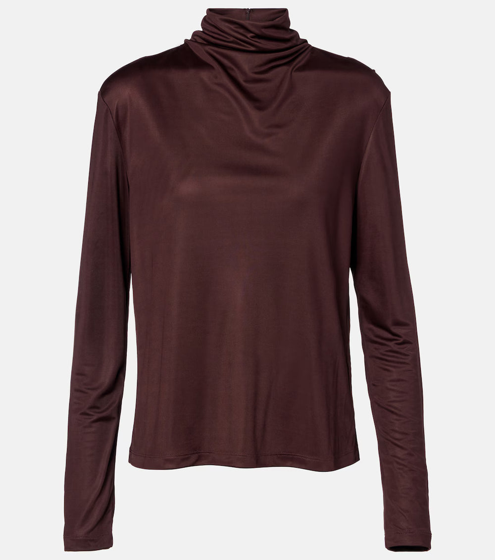 DRIES VAN NOTEN MAGLIA HUALA BURGUNDY