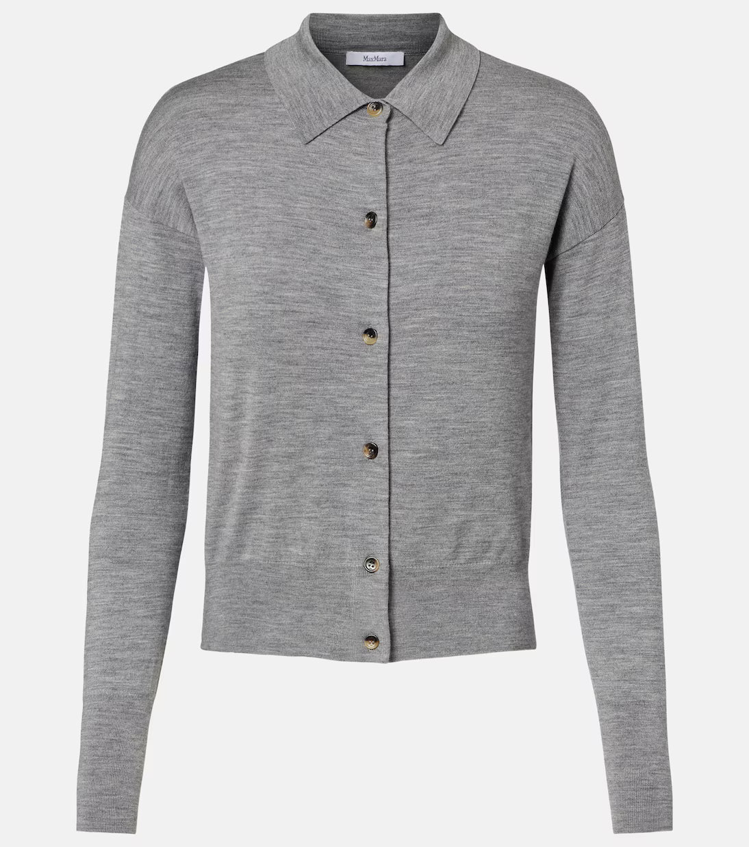 MAX MARA CARDIGAN MEDEOLA GRIGIO