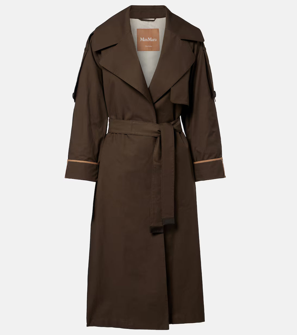 MAX MARA THE CUBE IMPERMEABILE UTRENCH VERDE