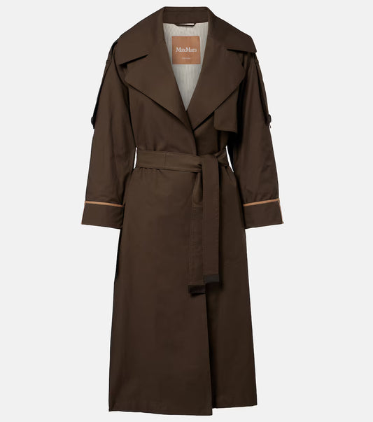 MAX MARA THE CUBE IMPERMEABILE UTRENCH VERDE