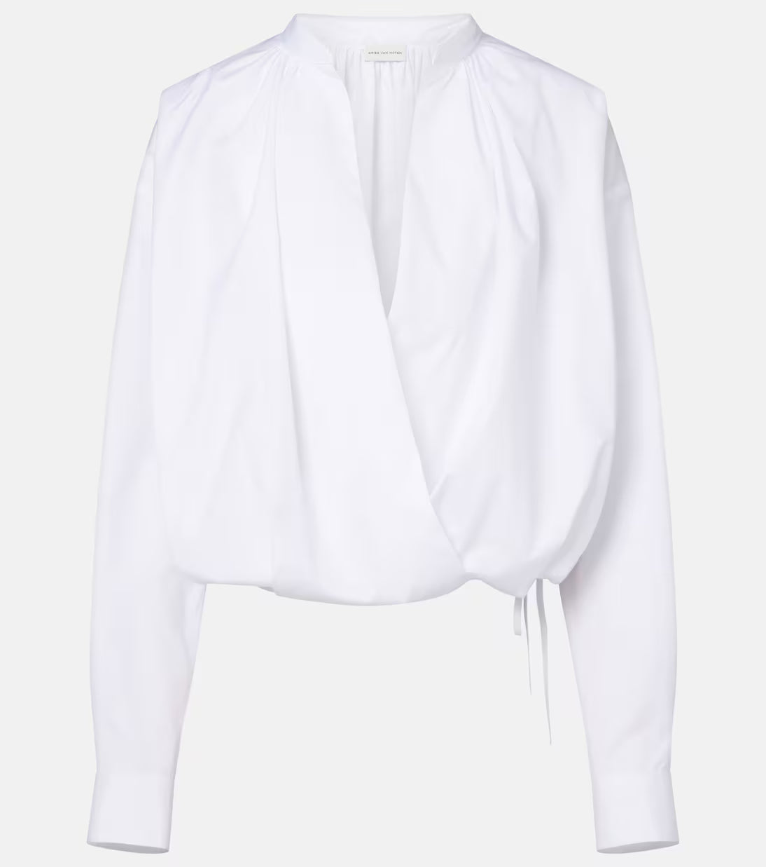 DRIES VAN NOTEN CAMICIA CENVER WHITE
