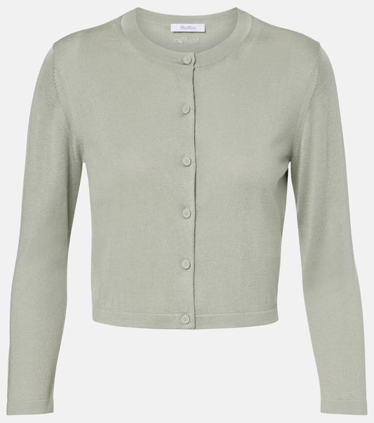 MAX MARA CARDIGAN FARETRA VERDE