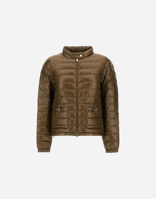 HERNO GIUBBINO  BOMBER NYLON ULTRALIGHT VERDE MILITARE