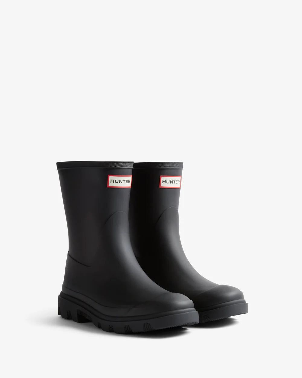 HUNTER STIVALE CORTO DOWNPOUR BLACK
