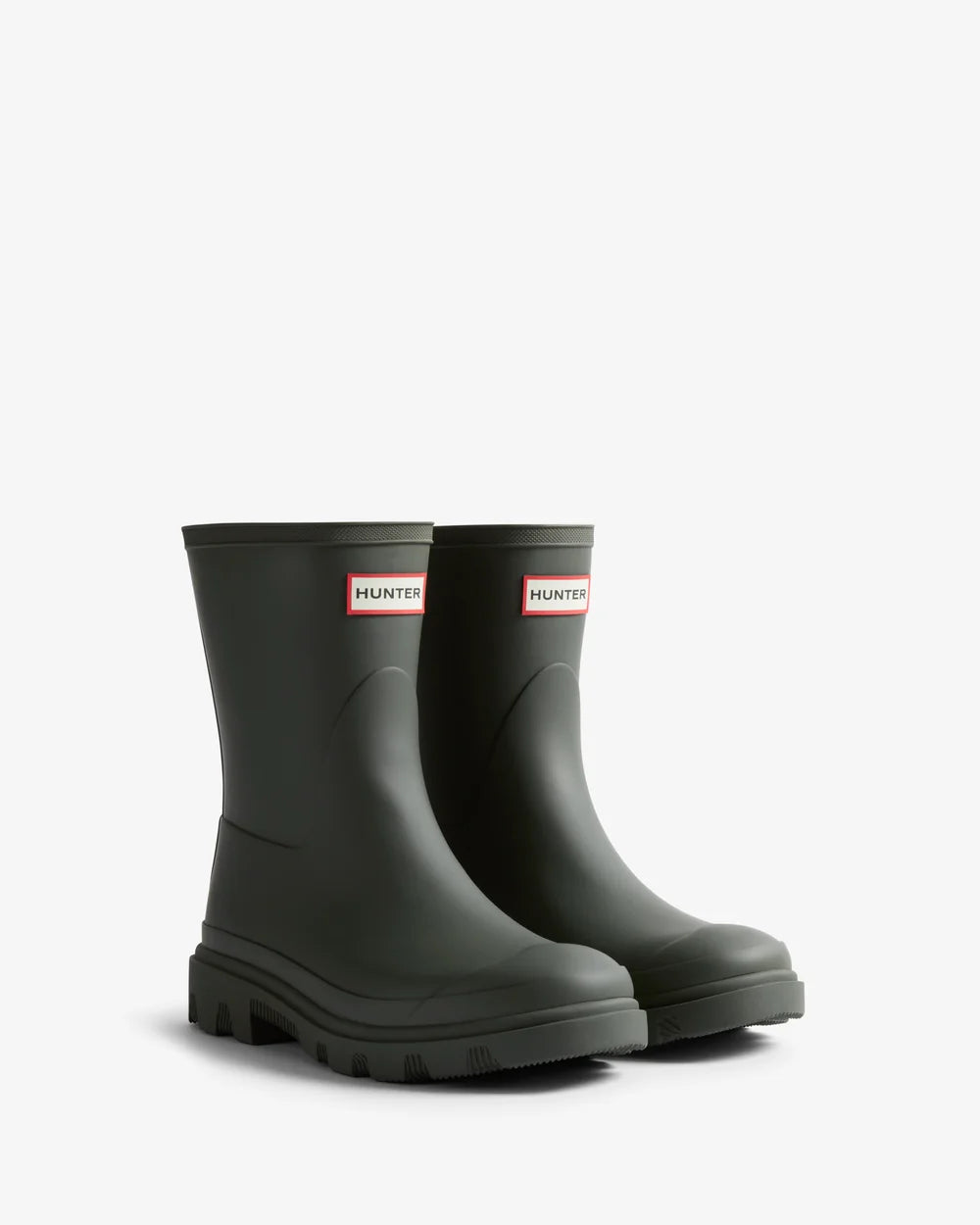 HUNTER STIVALE CORTO DOWNPOUR DARK OLIVE