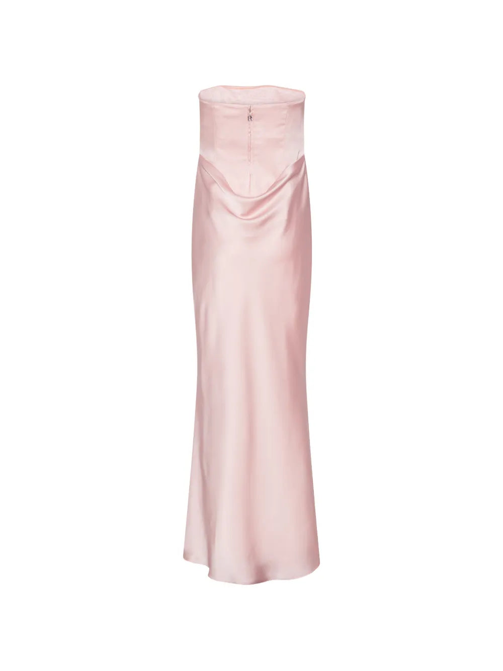 ROTATE ABITO LUNGO CORSAGE BLUSHING