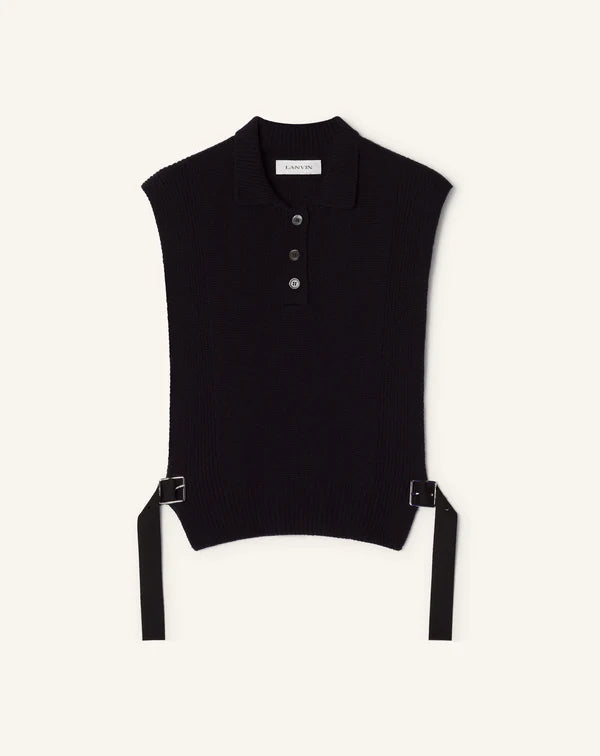 LANVIN MAGLIA BLU SCURO