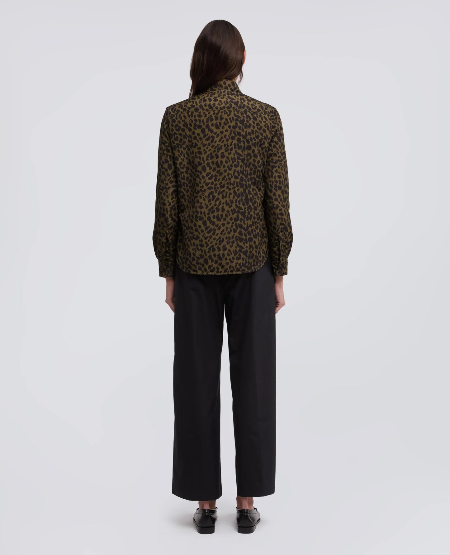 ASPESI GIACCA CAMICIA ANIMALIER