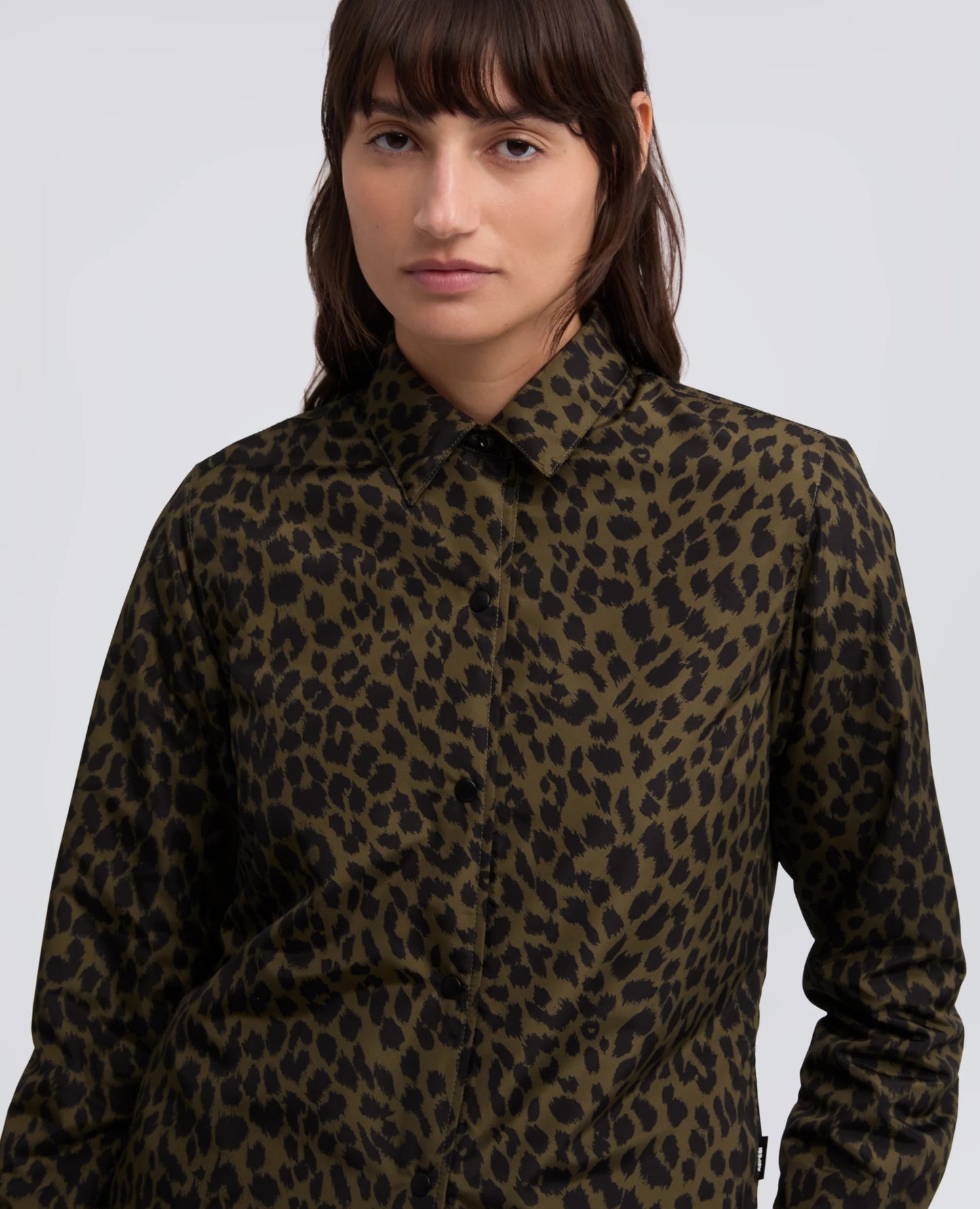 ASPESI GIACCA CAMICIA ANIMALIER