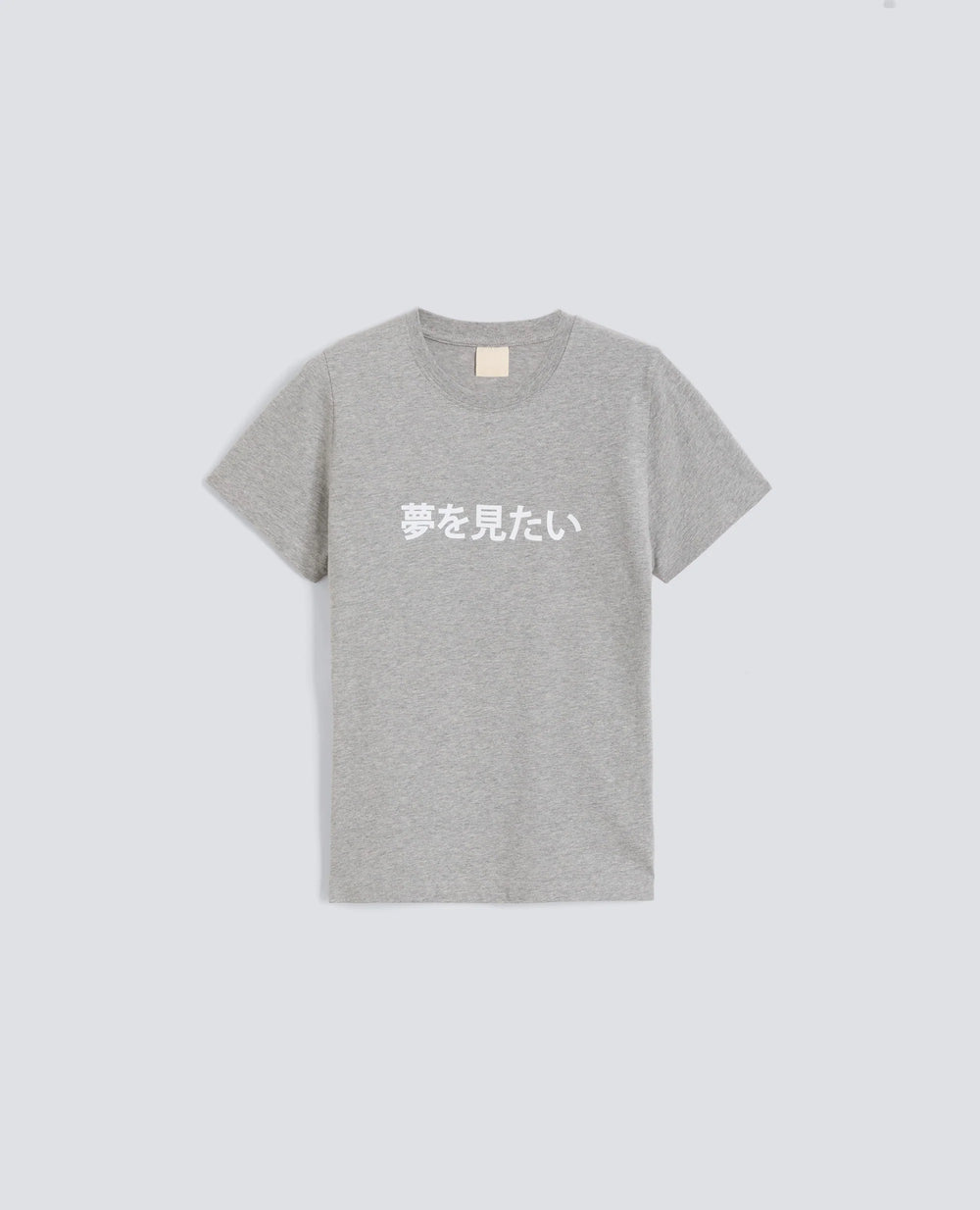 ASPESI T SHIRT GREY LETTERING JAPANESE