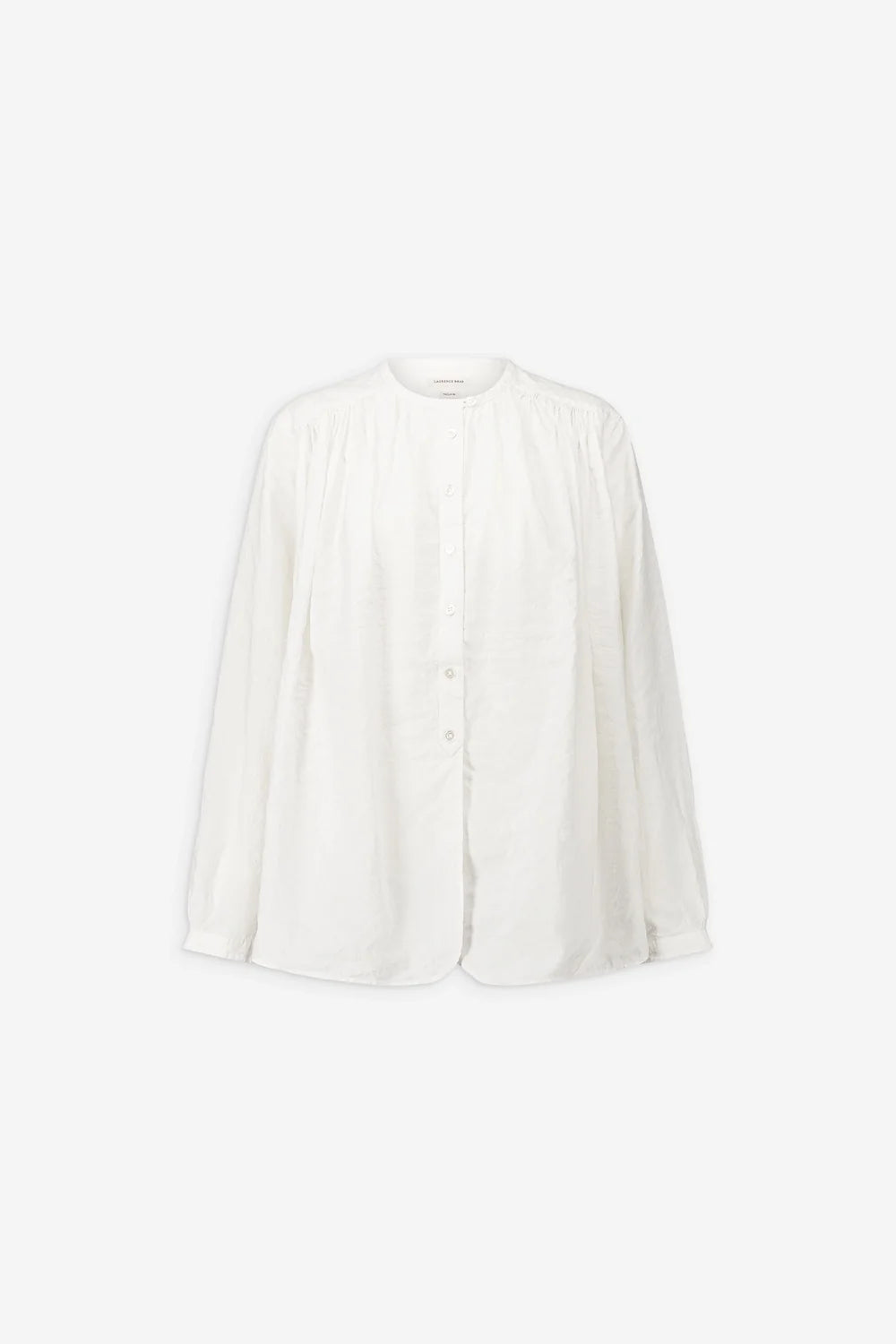 LAURENCE BRAS CAMICIA CIGAR WHITE