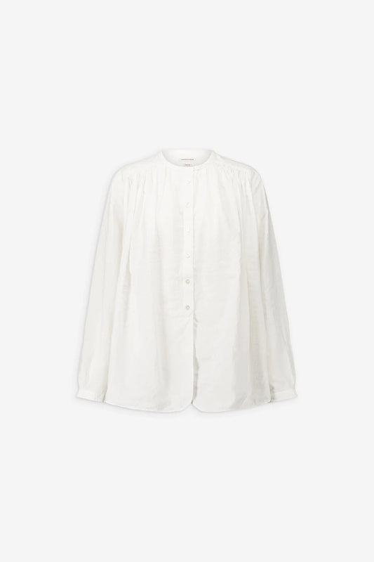 LAURENCE BRAS CAMICIA CIGAR WHITE