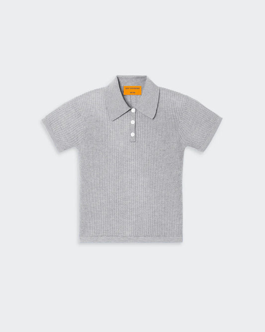 GUEST IN RESIDENCE SHRUNKEN POLO GREY