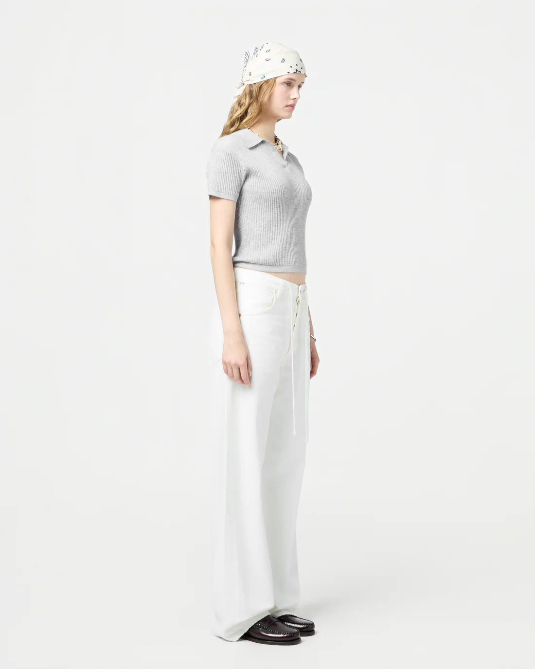 GUEST IN RESIDENCE SHRUNKEN POLO GREY