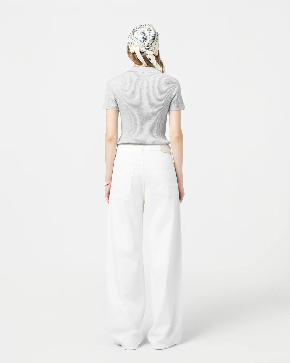 GUEST IN RESIDENCE SHRUNKEN POLO GREY
