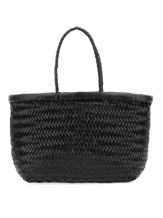 DRAGON DIFFUSION BORSA GORA MINI FLAT BASKET BLACK