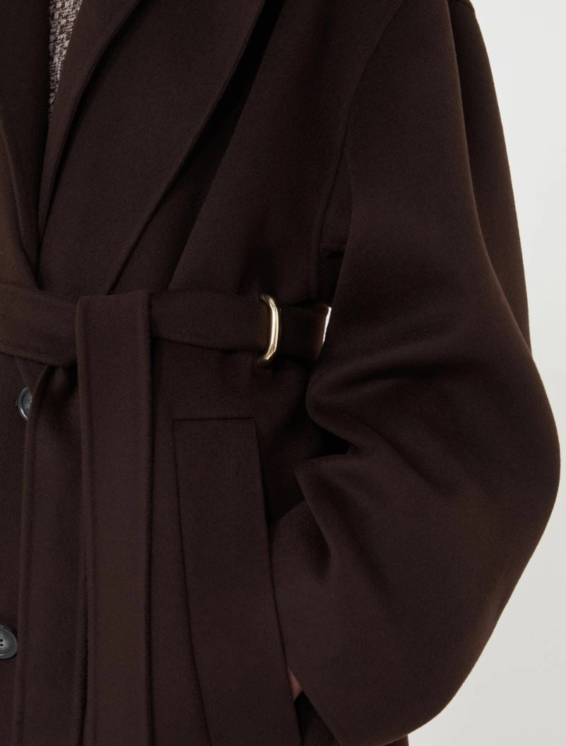 SPORTMAX CAPPOTTO OLMO CIOCCOLATO