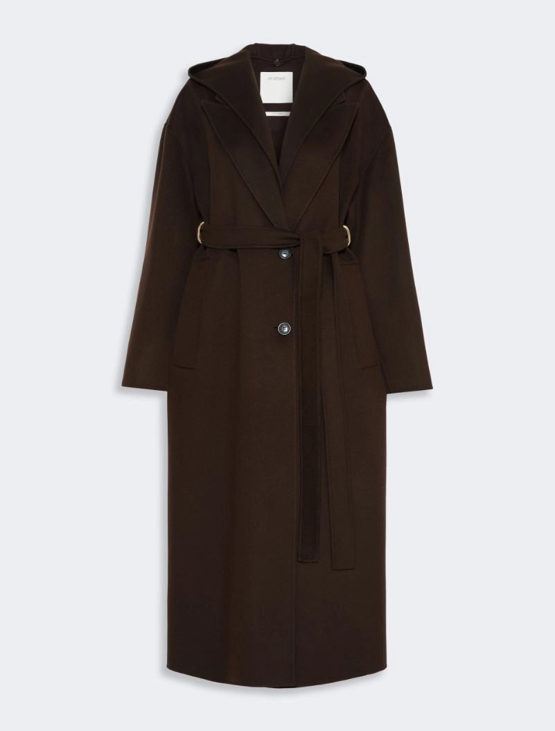 SPORTMAX CAPPOTTO OLMO CIOCCOLATO