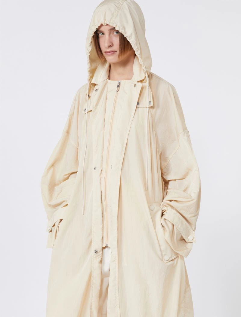 SPORTMAX IMPERMEABILE GATTO VANIGLIA