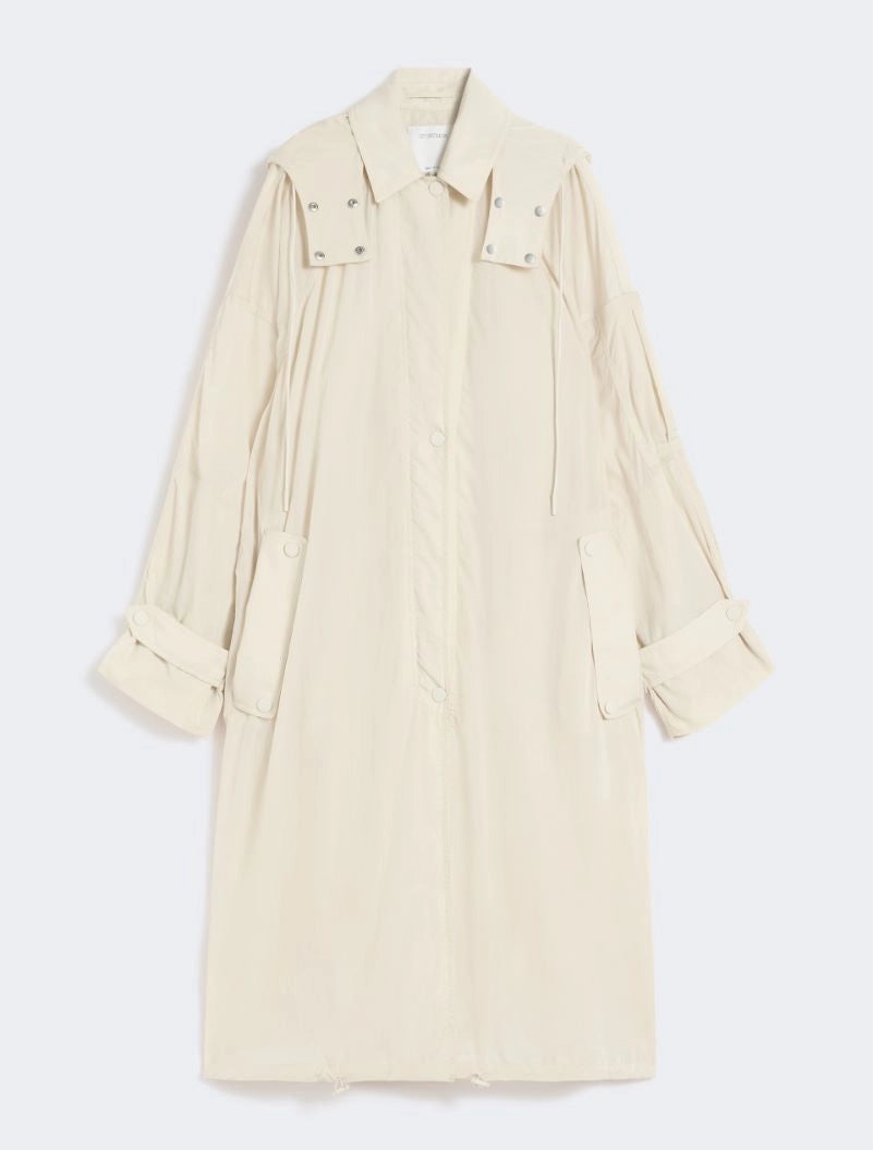 SPORTMAX IMPERMEABILE GATTO VANIGLIA